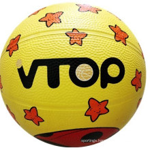 Star Style High Quality Rubber Basketball Toys
